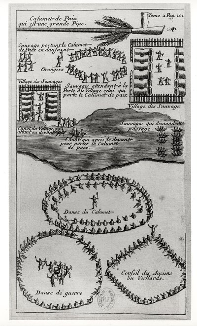 Peace Pipe Dance of the Iroquois, from 