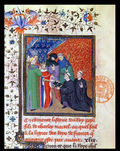 Pepin the Short, King of the Franks by French School