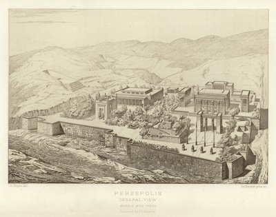 Persepolis, general view, bird