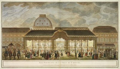 Perspective View of the Carousel Room, Constructed for the Occasion of the Marriage of Monseigneur Le Dauphin, engraved by Oubrier by French School