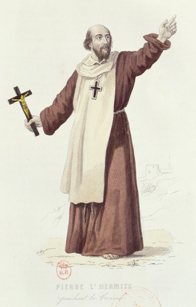 Peter the Hermit preaching the First Crusade, 1095 by French School