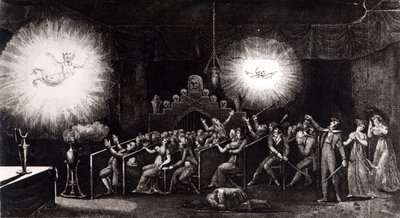 Phantasmagoria, from Memoires Recreatifs Scientifiques et Anecdotiques by Etienne Gaspard Robertson, Paris, 1831 by French School