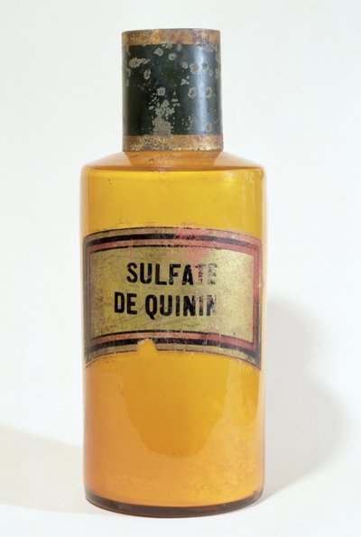 Pharmaceutical Bottle of Quinine by French School