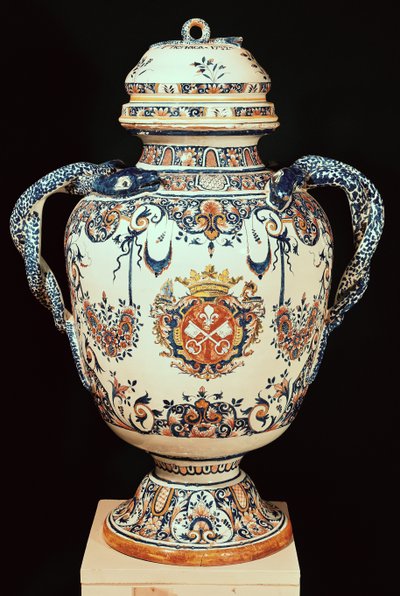 Pharmaceutical jar, from Chartreuse du Val Saint-Pierre by French School