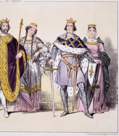 Philippe Auguste and Isabelle de Hainaut - in 