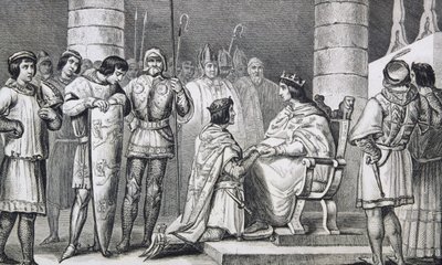 Philippe VI de Valois Renders Homage to Edward III of England but Only as Duke of Aquitaine, from 