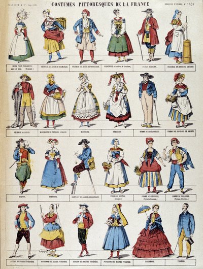 Picturesque Costumes of France - Image of Epinal by French School