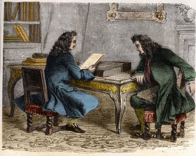 Pierre Corneille reading the 