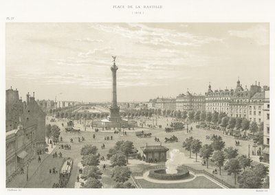 Place de la Bastille, 1878 by French School