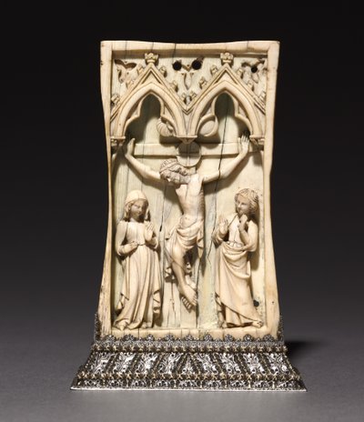Plaque: The Crucifixion by French School