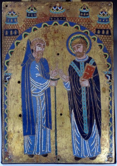 Plaque of the Major Altar of the Abbey of Grandmont Representing Saint Stephen of Muret by French School