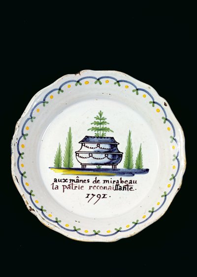 Plate by French School