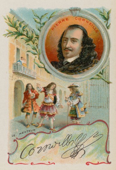 Playwright and dramatist Pierre Corneille by French School