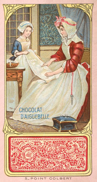 Point Colbert lace by French School
