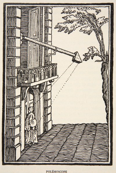 Polemoscope, illustration from Histoire de la Nation Francaise, Sciences, Volumes I & II by French School