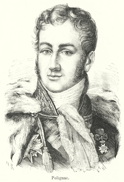 Polignac (engraving) by French School