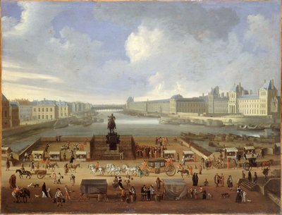 Pont Neuf and the Louvre, c.1669 by French School