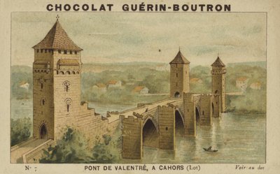 Valentre Bridge, Cahors, Lot by French School
