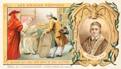 Pope Benedict XIV, patron of the arts by French School
