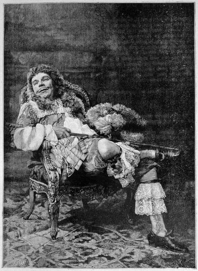 Poppy in the role of Mascarille in Molière