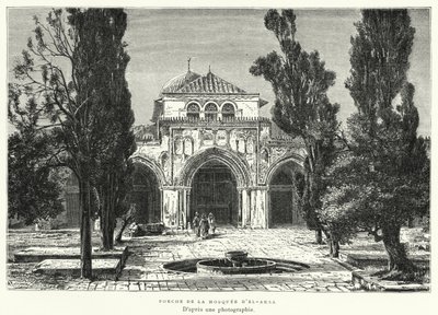 Porch of the Mosque of Al-Aqsa by French School