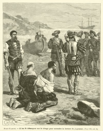 Port-Famine (engraving) by French School