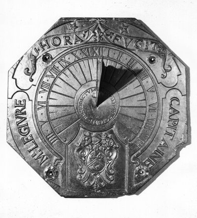 Portable Sundial, from Sierk Castle (Moselle) 1756 by French School