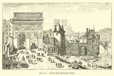 Saint-Bernard Gate, 1680 by French School