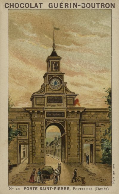 Porte Saint-Pierre, Pontarlier, Doubs by French School