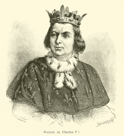 Portrait of Charles V (engraving) by French School
