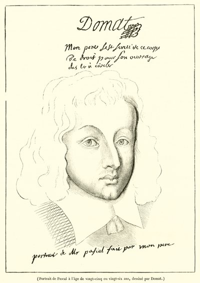 Portrait of Pascal at the Age of Twenty-Five or Twenty-Six by French School