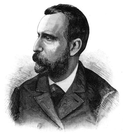 Portrait of Dr. Jaime Ferran y Clua (1852-1919), Spanish bacteriologist, discoverer of the cholera vaccine. Engraving in Le Monde Illustre by French School
