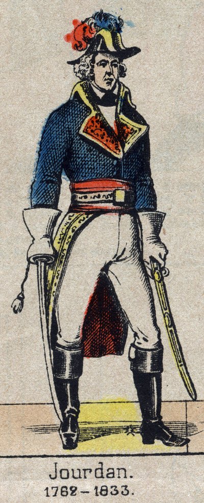 Full-length portrait of Jean Baptiste, Comte Jourdan, marechal de France (1762-1833) Image of Epinal from the end of the 19th century by French School