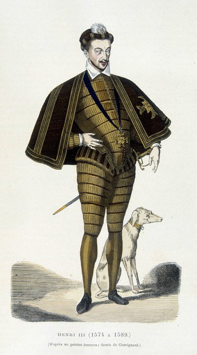 Portrait in Feet of Henry III (1551 - 1589) - in 