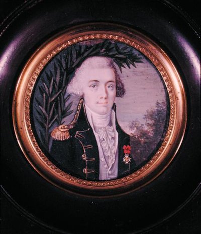 Portrait miniature of Jean-Baptiste d