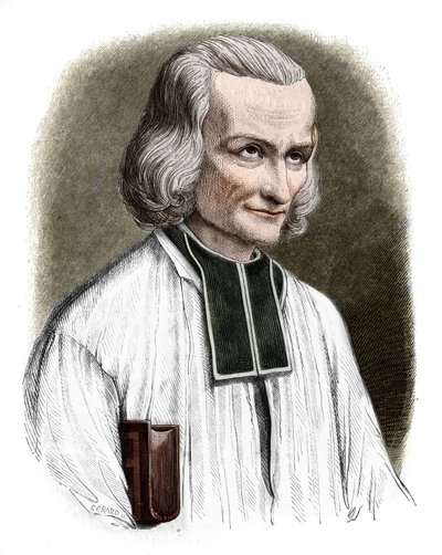 Portrait of Abbe Jean Marie Vianney (Vianey, Viannay, Viennet), known as the Cure d
