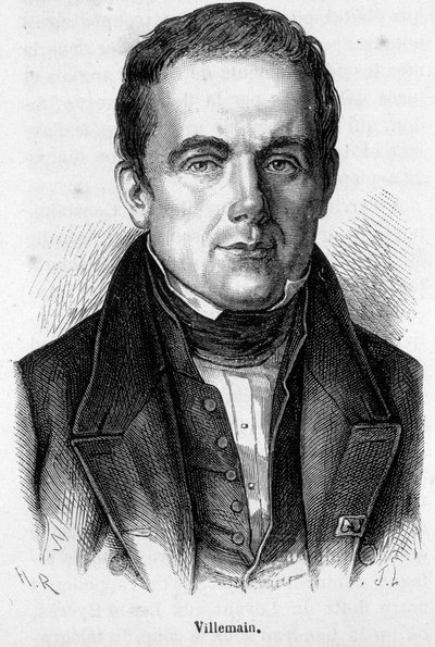 Portrait of Abel Francois Villemain by French School