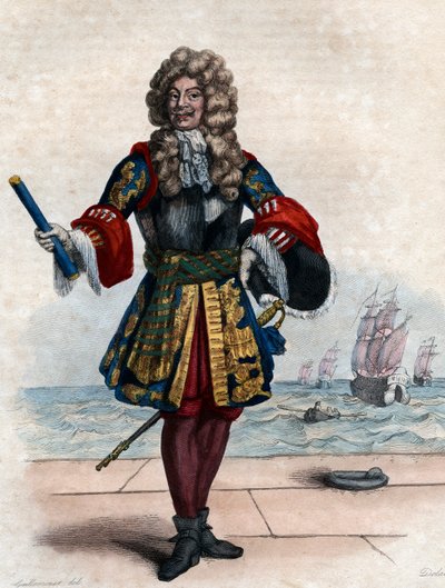 Portrait of Abraham Duquesne (1610-1688), French marquis and naval officer by French School