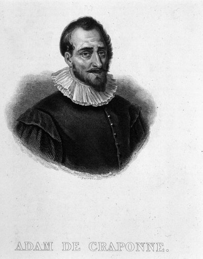 Portrait of Adam de Craponne, French engineer (1527 - 1576) by French School