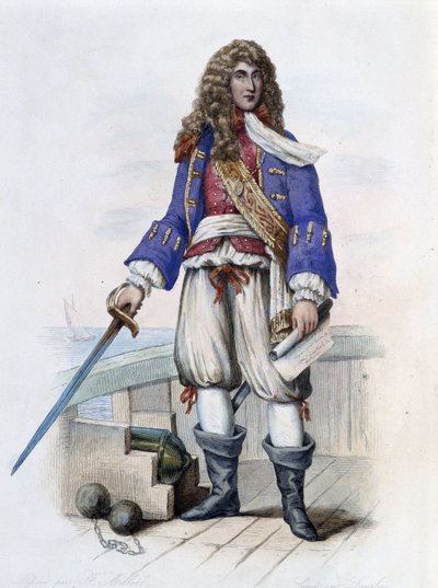 Portrait of Admiral Anne Hilarion de Costentin, Count of Tourville (1642-1701) - in 