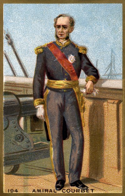 Portrait of Admiral Courbet by French School