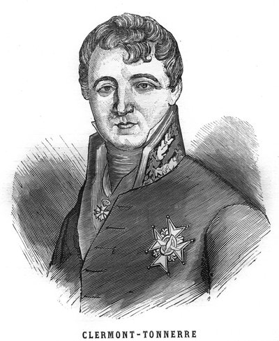 Portrait of Aime Marie Gaspard de Clermont-Tonnerre by French School