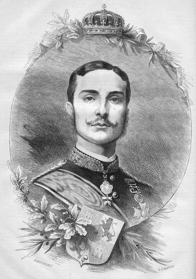 Portrait of Alfonso XII, King of Spain (1878) by French School