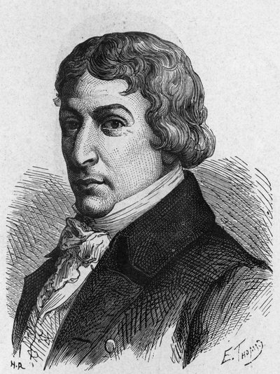Portrait of Ami Argand - in “Album de la Science; illustrious scientists; Grandes discoveries” 1896 by French School
