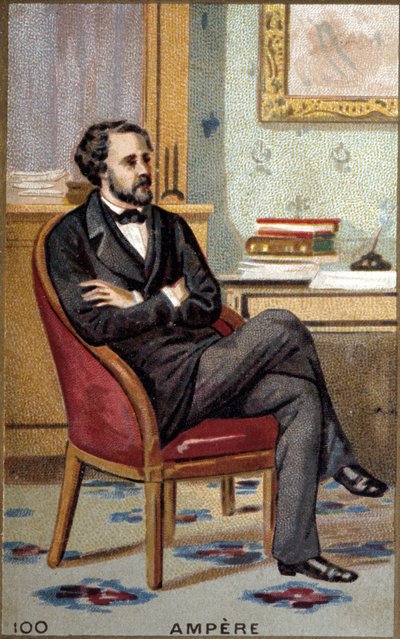 Portrait of André Marie Ampère (1775-1836), French physicist by French School