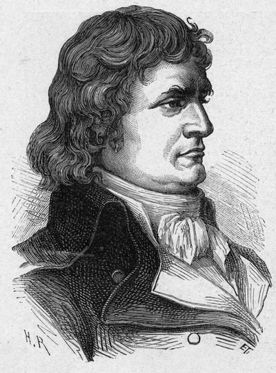 Portrait of Andre Jeanbon, known as Jean Bon Saint-Andre or Jeanbon Saint Andre (1749-1813), French revolutionary and politician. Engraving from 1889. by French School