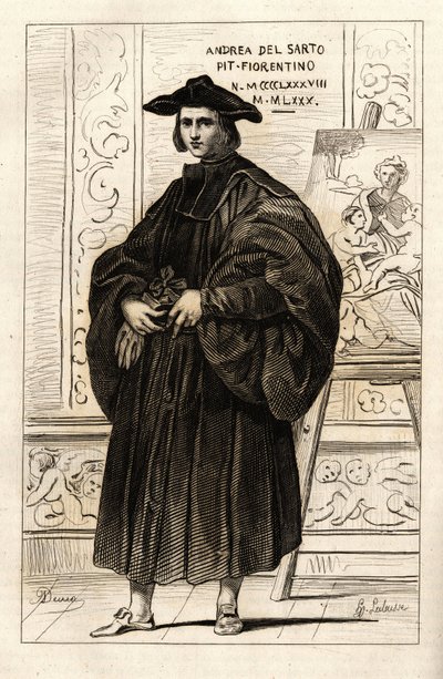 Portrait of Andrea del Sarto by French School