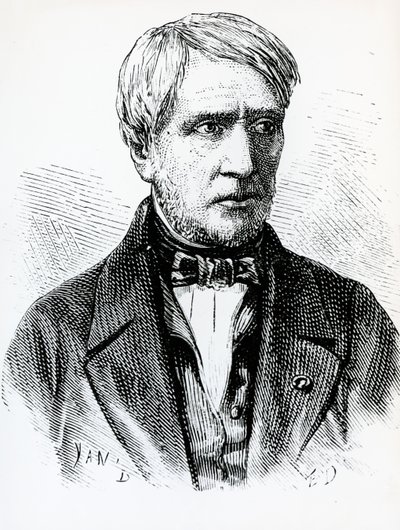 Portrait of Antoine Cesar Becquerel, French physicist by French School