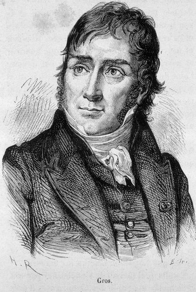 Portrait of Antoine Jean Gros (1771 - 1835), pupil of David and then official painter of Napoleon - in “L