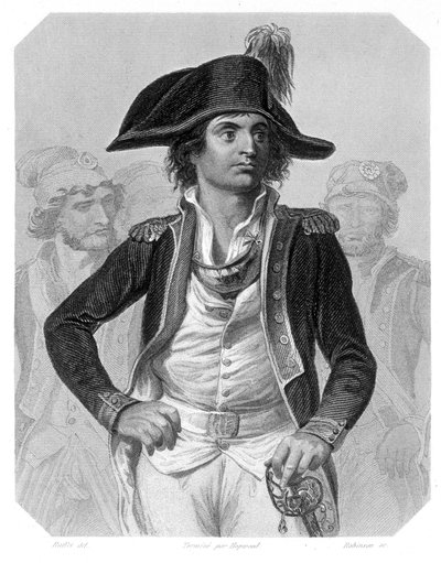 Portrait of Antoine Joseph Santerre (1752-1809), French politician. In “L